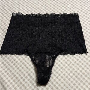 Victoria's Secret Black Lace Panties